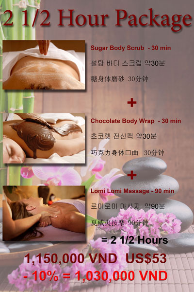 Massage Specials available