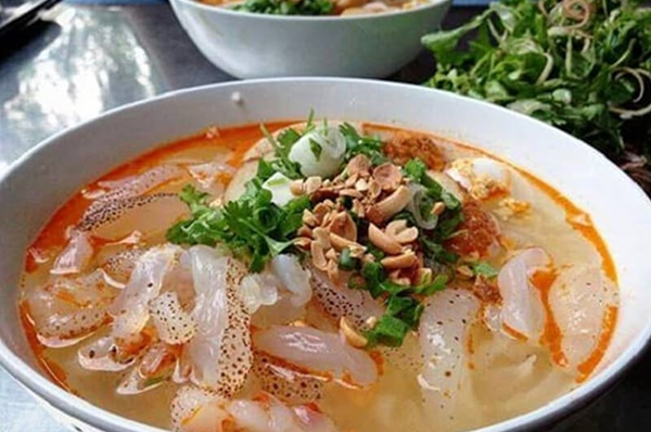 Bun Sua Jelly Fish noodle soup Nha Trang