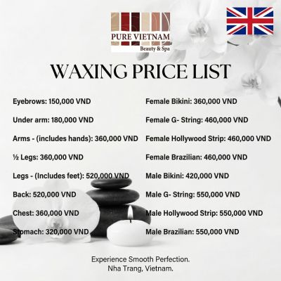 waxing nha trang price list